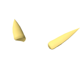 Giant Elf Ears Pale Yellow