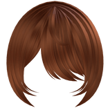 Ginger Cozy Side Swept Bangs