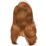 Ginger Orange Elegant Glam Side Part Blowout Hair
