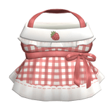 Gingham Spring Cutesy Kawaii Strawberry Dress 