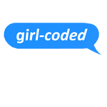 girl-coded text