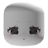 girl cute kawaii with sad eyes