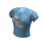 Girly Vintage Funky T-shirt | Blue