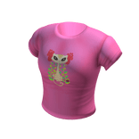 Girly Vintage Funky T-shirt | Pink