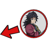 Giyu Tomioka Pointing Meme Circle Demon Slayer