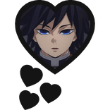 Giyuu Tomioka Thinking Hearts Demon Slayer