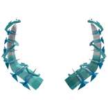 Glacer horns with flovers