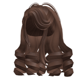 Glamorous 2000s Royal Curls in Brown
