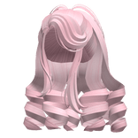 Glamorous 2000s Royal Curls in Light Pink