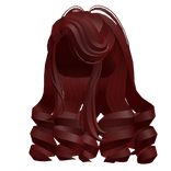 Glamorous 2000s Royal Curls in Red