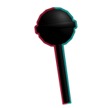 Glitch Outline Lollipop
