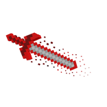 Glitch Red 8-bit Sword