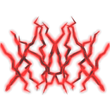[Glitched+Glowing] Red Lightning Strike Aura