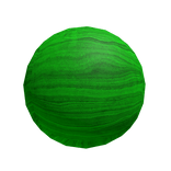 glitchy green impractical sphere hat