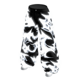 Glow Black Baggy Denim Jeans Emissive Pants Y2K