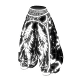 Glow Black White Emissive Wings Baggy Pants BOEVI