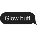 Glow buff text