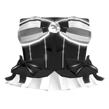 🎀Glow Coquette Bow Corset Dress Black White Cute