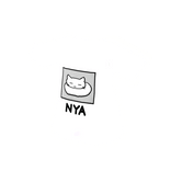 [GLOW] NYA Cat Off Shoulder Shirt White