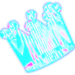 [🌟 Glow + Rainbow] Neon Cartoony Crown