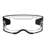 [GLOW] Sci-fi Cyberpunk Glasses White/Black