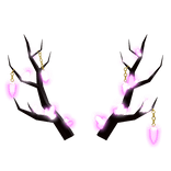 Glowing Amethyst Antlers (Pink)