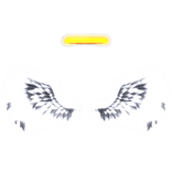 [GLOWING] Angel Wings w/ Halo