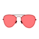 Glowing Aviators Classic Blood Red