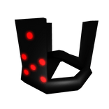 Glowing Black and red Domino Crown [Emissive] 