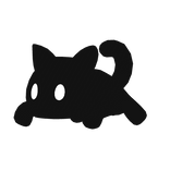 Glowing Black Cat