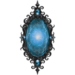 Glowing Blue Gothic Portal