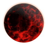 Glowing Creepy Blood Moon Halo