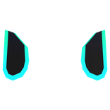 Glowing Cyan Avali Eyes (Avali Head Add-On)