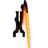 [Glowing] Cyberpunk arm blade