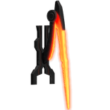 [Glowing] Cyberpunk arm blade