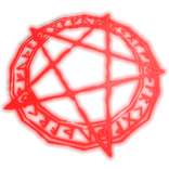 GLOWING Demon Pentagram Aura