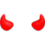 Glowing Devil Horns (Red)