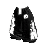 [GLOWING] Emissive Black Flame Baggy Jeans