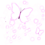 (GLOWING) emissive butterfly nature aura