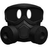 Glowing Eyes Cyber Tech Gas Mask