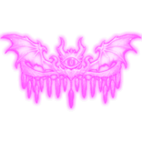 Glowing Godly Angel Eye Crown (Pink) - Emissive