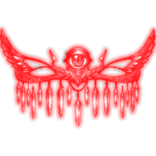Glowing Godly Angel Eye Crown (Red) - Emissive