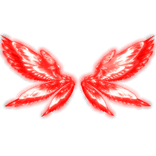 Glowing Godly Angel Wings (Red) - Emissive