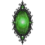 Glowing Green Gothic Portal