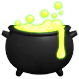 ♡ : [ GLOWING ] green witch cauldron emissive