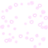 glowing heart aura (pink)