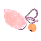 Glowing Kemono Tail with Shimenawa and Bell – Pink