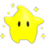 Glowing Luma Galaxy Star Shoulder Pal (Emissive)