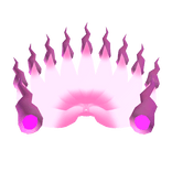 Glowing Nine-Tailed Spirit Fox Tail Pink
