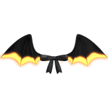 ♡ : [ GLOWING ] orange vampire bat wings emissive
